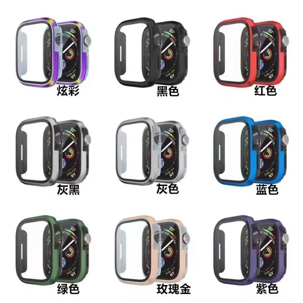 Прочный чехол Apple Watch Ultra для военного использования, защитный бампер, защитное стекло для iWatch