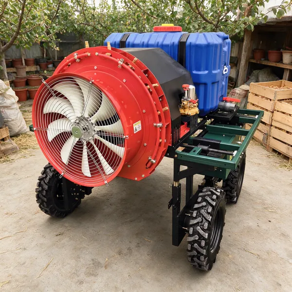 Self Propelled Agricultural Sprayer With Airblast Atomization System for Orchard Crop Protection
