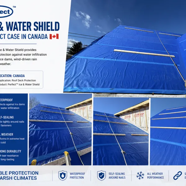 Self-Adhered Ice and Water Shield Roofing Underlayment photo-5