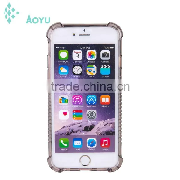 TPU Soft Scratch-resistant Anti-skid Translucent Shell Phone Sets for IPhone