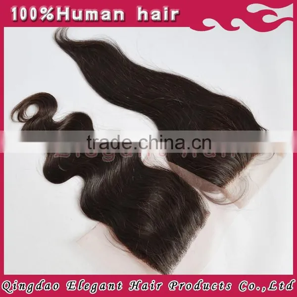 Most Popular Human Hair Lace Closure, High Quality Grade 6a Unprocessed Brazilian Remy Hair Top Closure photo-5