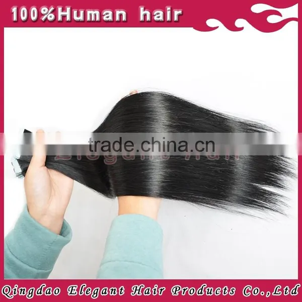 Popular 5A Grade Double Sided Fusion Tape Virgin Human Hair Extension photo-4