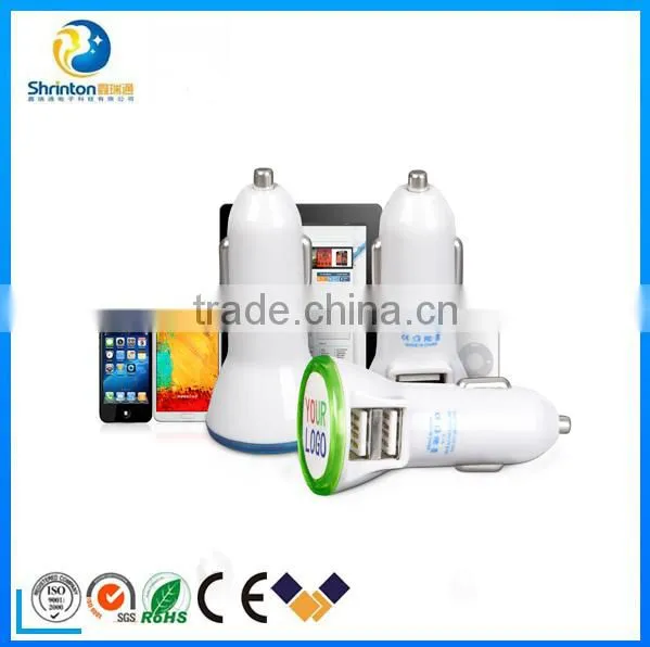 2015 Wholesale Manufacturer 5V 2A Portable USB Car Charger for IPhone, IPad, 2 Port Usb Car Charger photo-5