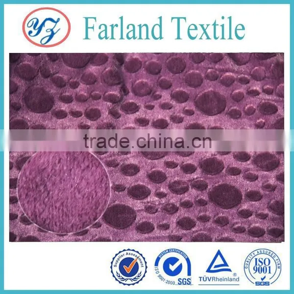 Super Soft Fabric Dot Velvet Fabric Winter Nightgowns Fabric Warm photo-2