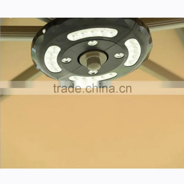Outdoor Beach Patio Sun Garden Travel Led Light Cheap Solar Chinese Umbrella Light photo-3