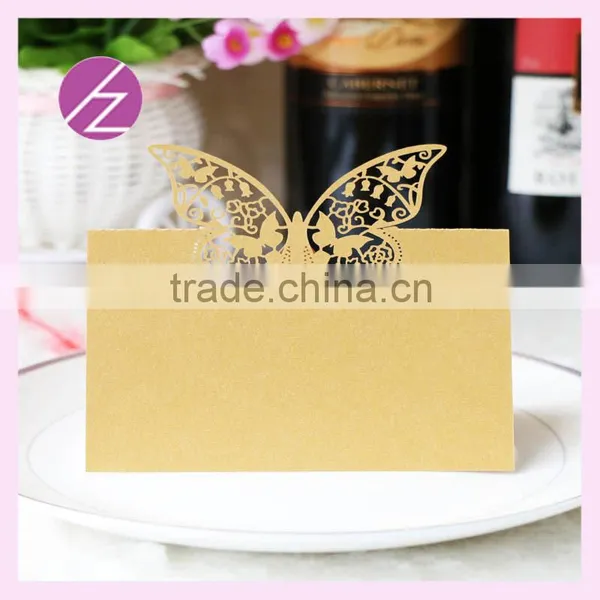 Wedding Table Decoration Laser Cut Paper Wedding Place Card ZK-8 photo-3