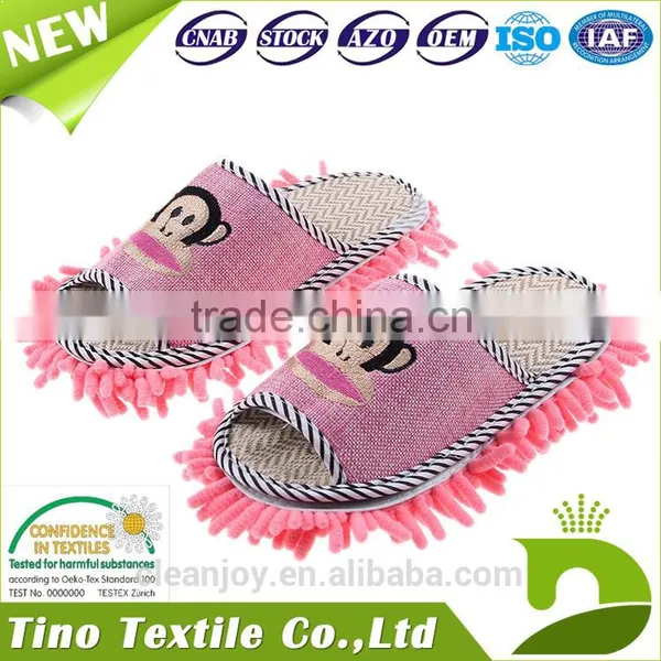 Furry Warm Sandals Slippers Good Quality Washable Bathroom Mop Slippers photo-6