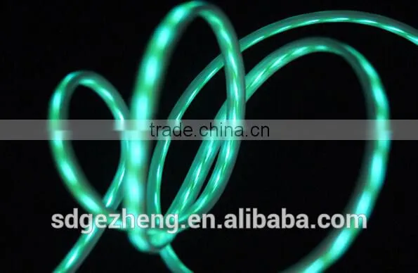 el Data Cable With Glowing Chasing Light el Wire Usb Cable Micro Usb 8pin Lighting Usb Cbale Led Light for Smartphones photo-6