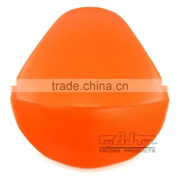 BJ-SC02-390/13 Orange Motorcycle Leather Passenger Seat Cushion Pillion For KTM DUKE 390 2013 - 2015 photo-2