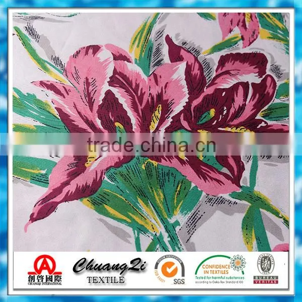 2016 Digital Printed Textiles Wholesale 100% Cotton Satin Fabric photo-2