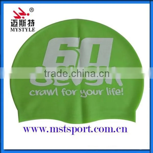 Cheap Waterproof Silicone Custom Swim Caps photo-3
