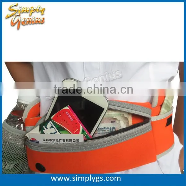 (top) Hiking Biking Climbing Running Hydration Belt Running Belt Spandex Lycra Running Belt for Iphone Samsung Huawei Nokia photo-3