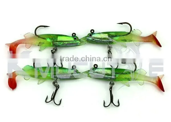 CH14SF11 Lead Shad Lure Soft Fishing Lure 10cm 20g Shad Bait Soft Fishing Lures photo-3