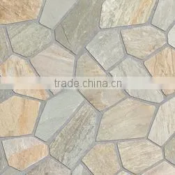 Flagstone With Mesh Backing Stone Pavement photo-3