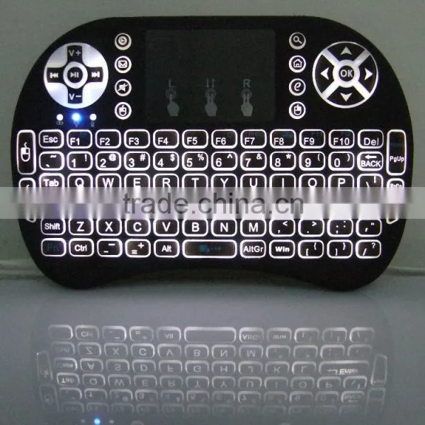 I8+ 2.4 GHz Wireless Keyboard With Touchpad Mouse photo-4