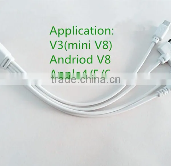 Lower Price 4 in 1 USB Cable Charging, Hot Sale Data Cable With High Quality photo-4