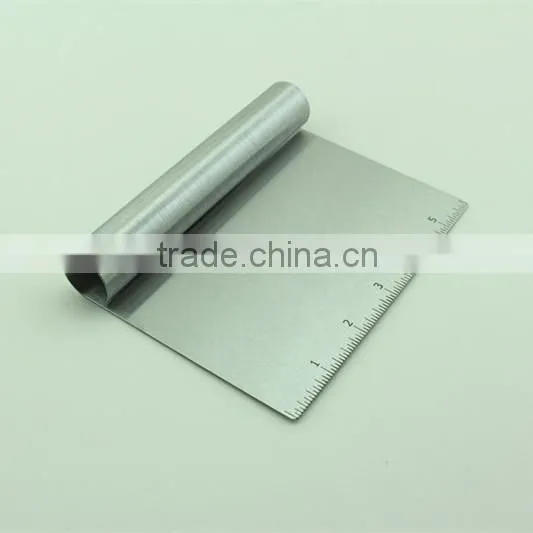 Stainless Steel Multipurpose Scraper Manual Bread Dough Cutter photo-4