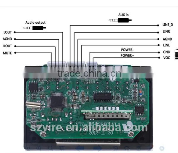 Vire LT-03 Mp3 Pcba Audio Link Usb Mp3 Player sd fm Audio Mp3 Module photo-3
