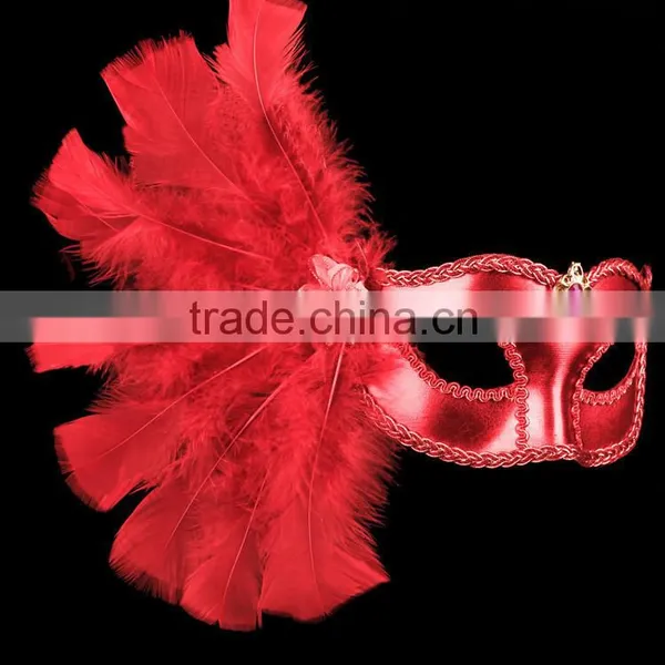 Carnival Masks Paty Masks Half Feather Mask photo-2