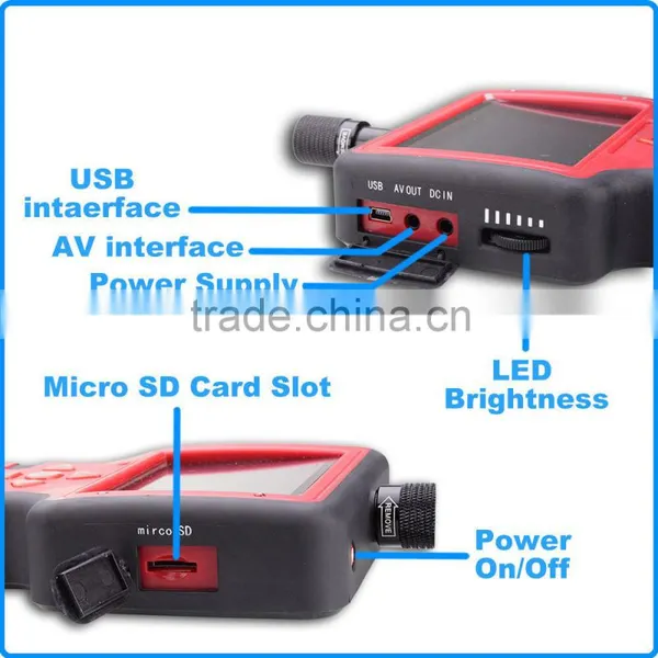 5.5mm 3.5" Endoscope 6X Zoom Borescope DVR 1m Video Recordable Inspection Camera photo-3