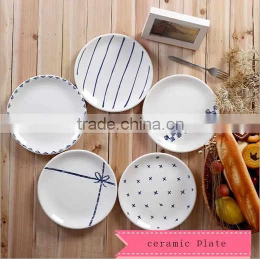 Creative Ceramic Disc Dessert Plate HY1671102 photo-2