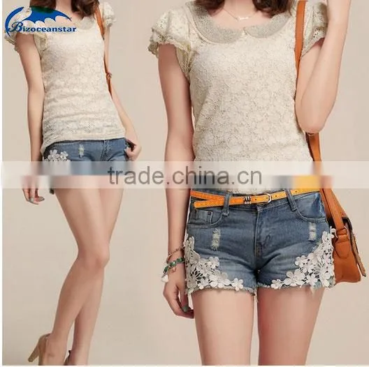 Women's Denim Shorts Women's Jeans Shorts Hot Sale Ladies' Short for Women Girls photo-4