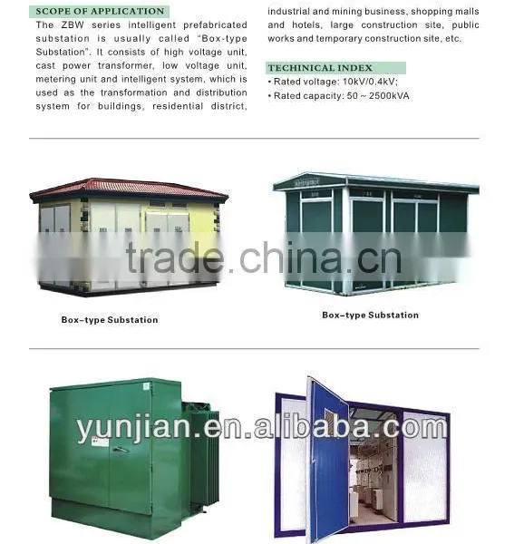 Box-Type Substationfor Power Plant