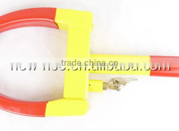 Wheel Clamp Easy Duty Key Lock Car Caravan Trailer Security Wheel Clamp