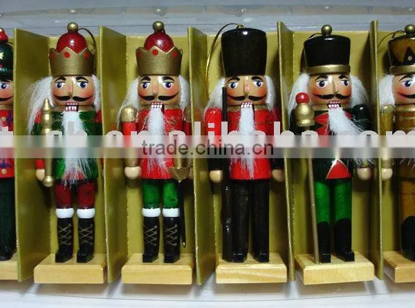 High Quality Christmas Wooden Soldier Nutcracker