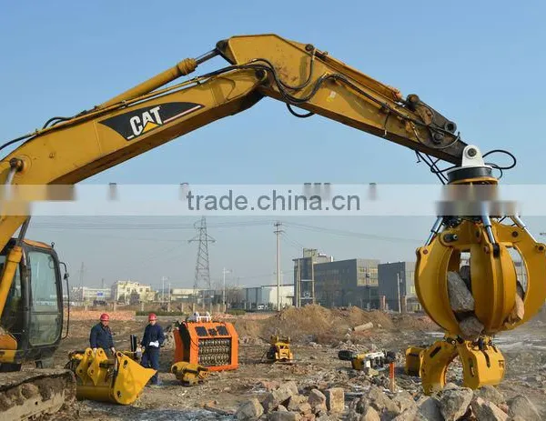 SF Excavator Orange Peel Grab / Hydraulic Rotary Orange Peel Grapple / Excavator Pars photo-4