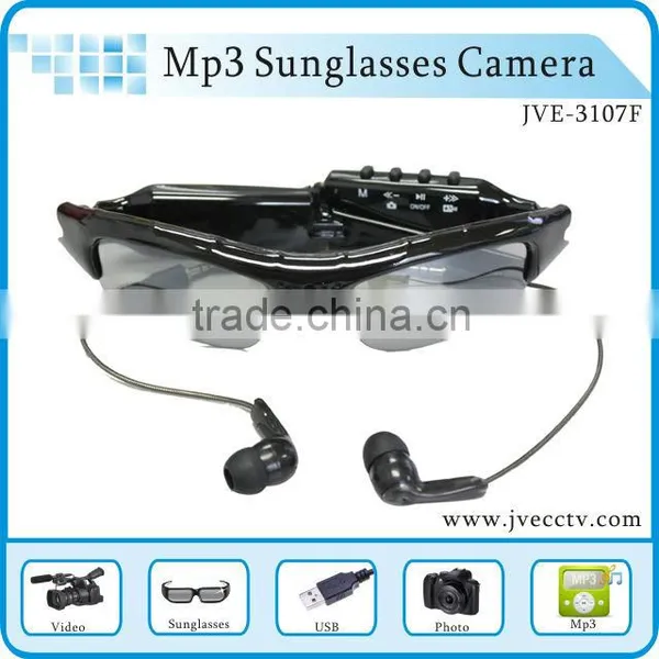 90 degree visual angle digital full hd sports sunglass camera