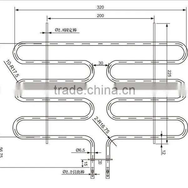 2016 Hot Sale Customized Tubular Toaster Oven Heating Element photo-6