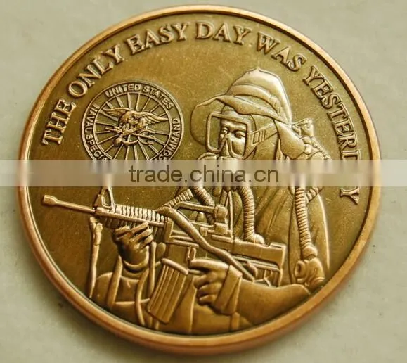 Low Price Top Quality Custom Challenge Coin Factory Produce Custom Brass Coin photo-2