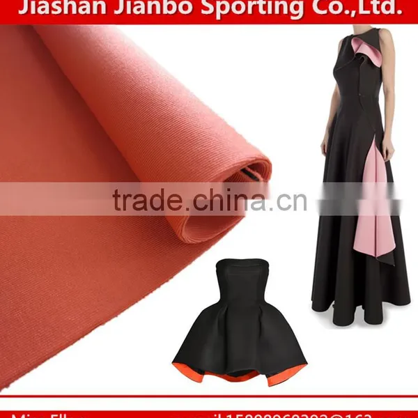 1.5 mm Thin Polyester Neoprene Fabric Rubber Sheet From Factory photo-2