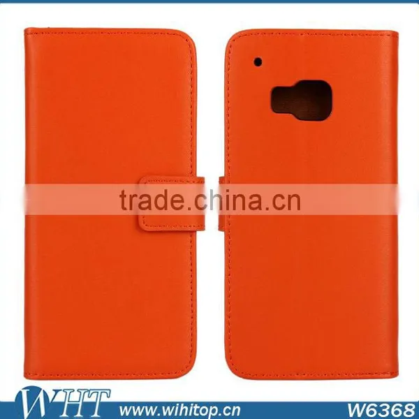 Wholesale Genuine Leather Case for HTC One M9, With Money Slot and Stand photo-4