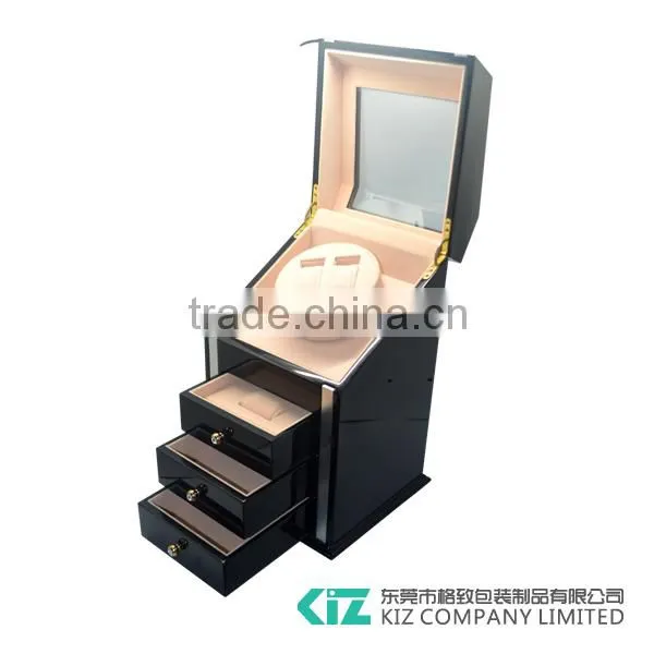 2+3 Hot Sell High Quality Wooden Automatic Watch Winder Storage Case photo-2