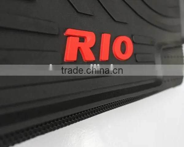 Wholesale Custom Rubber/PVC Car Floor Mats For KIA RIO photo-3