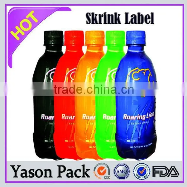 YASON Printing Colorful Bottle Labels Packaging Shrink Label photo-5