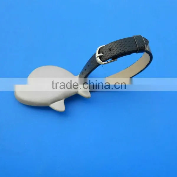 Alloy Airplane Designed Luggage Tag With Belt