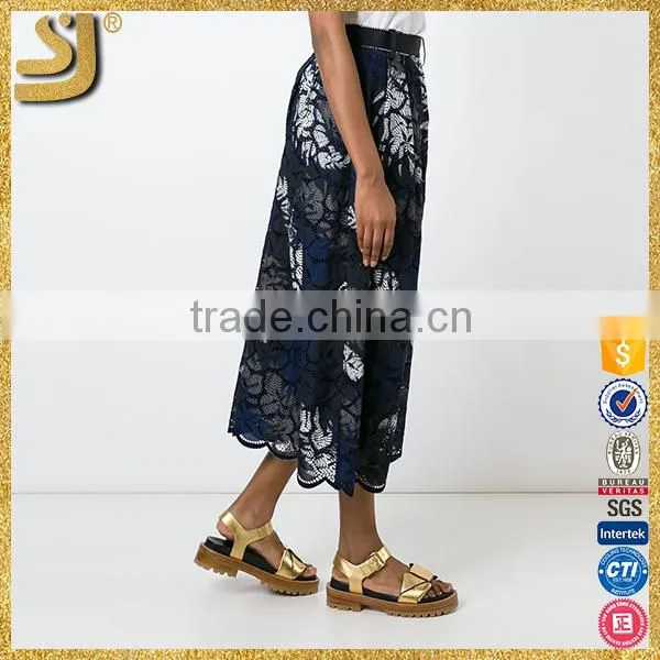 Hot Selling Black Culottes Pant for Lady photo-4