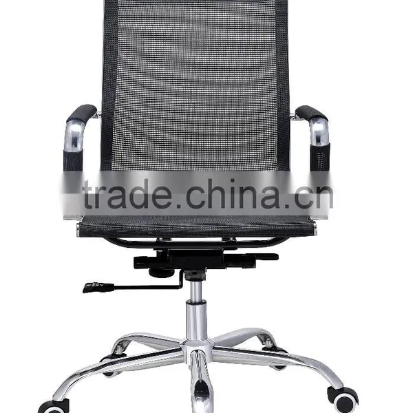 Factory Wholesale High Quality Swivel Office Chair, Chrome Base With Locking Wheels TXW-2006