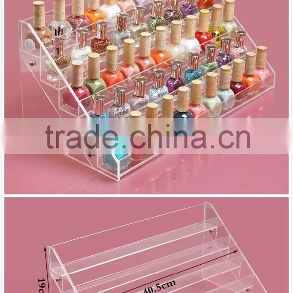 Acrylic Clear Nail Polish Storage Box Plastic Display Box for Nail Polish photo-2