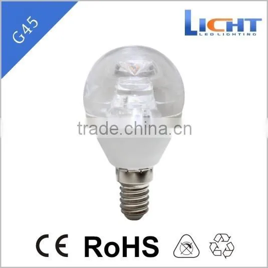 L-G45 Energy Saving Bulbs Plastic LED BULB Housing ,E14 Led Bulb G45 Global LED Bulb photo-2
