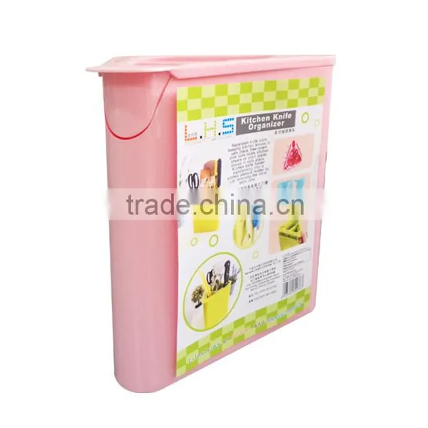 Multi-function Spoon Fork Chopstick Knife Kitchen Plastic Storage Rack photo-5