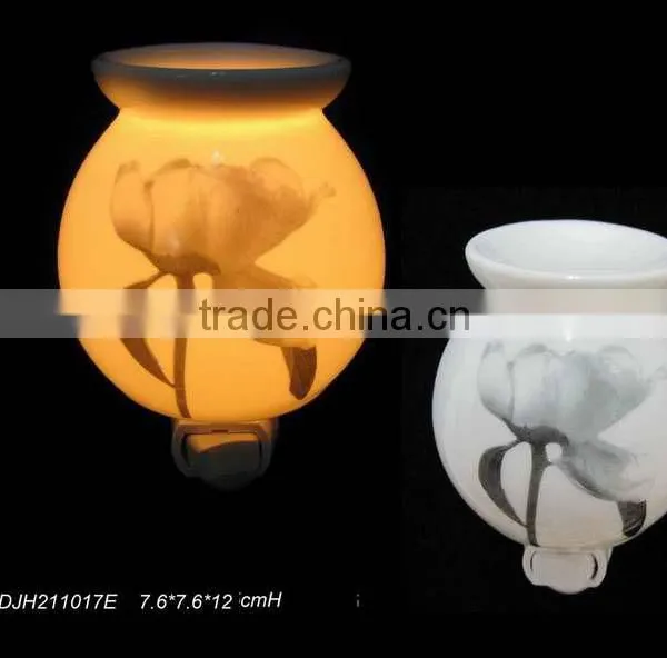 QiHe Plug in Scented Fragrance Oil Tart Warmer Burner Night Light photo-5
