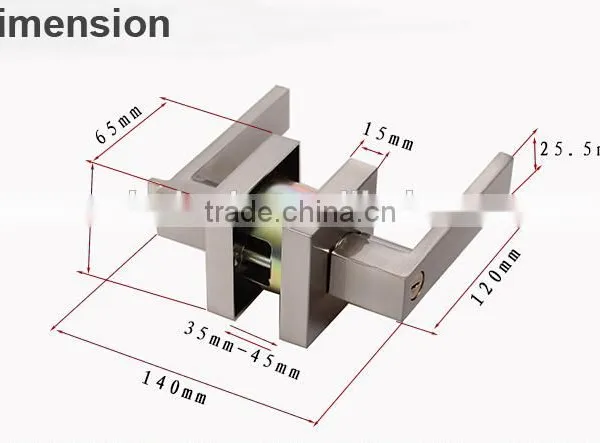 2016 America and Australia, Africa Popular Zinc Alloy Handle Heavy Duty Tubular Lever Lock photo-4