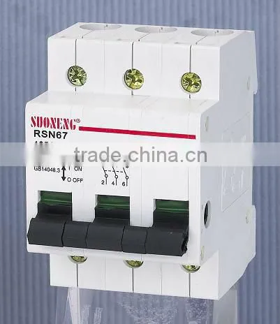 ISO9001 CE Switch Mini Circuit Breaker Isolation Switch photo-5