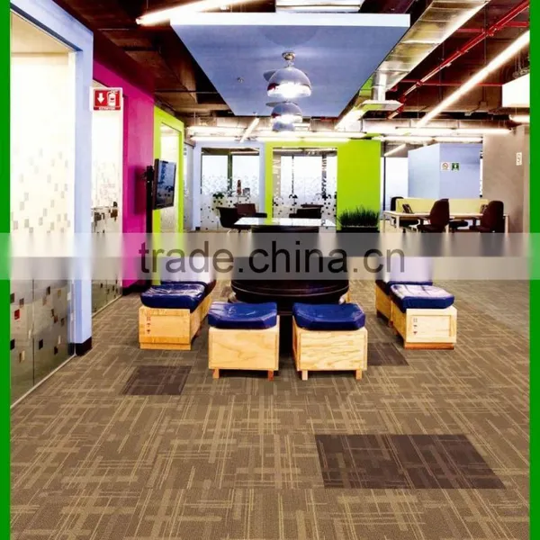 Modern Office Removable Fireproof Nylon Carpet Tile photo-2