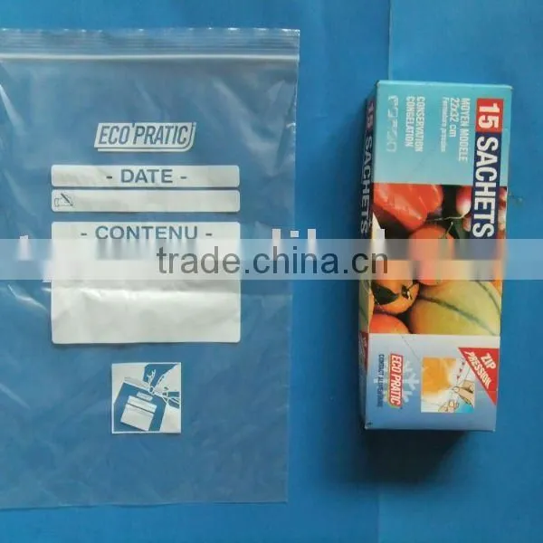 Plastic Zipper Food Packaging Bag for Fruit