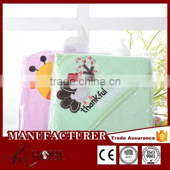 Embroidered Baby Blanket Cotton Terry Cloth Blanket photo-3